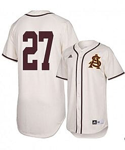 Hunter Jump Jersey Arizona State Sun Devils Baseball NCAA College Alumni White #27