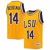 Izzy Besselman Jersey LSU Tigers Basketball 2023 NCAA College Retro Gold #14