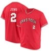 Jace Jung Jersey Texas Tech Red Raiders Baseball Under Armour NCAA College Red Alumni #2