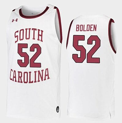 Jair Bolden Jersey South Carolina Gamecocks College Basketball White Replica #52 8 Jair Bolden Jersey: Show Your Support for One of the NCAA's Most Exciting Players