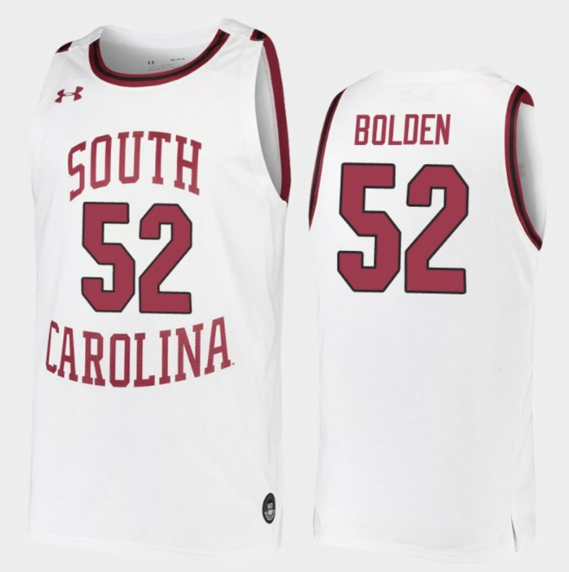 Jair Bolden Jersey South Carolina Gamecocks College Basketball White Replica #52 1 Jair Bolden Jersey: Show Your Support for One of the NCAA's Most Exciting Players