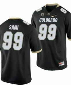 Jalen Sami Jersey Colorado Buffaloes College Football Game Black #99