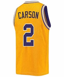 Jasmine Carson Jersey LSU Tigers Basketball 2023 NCAA College Retro Gold 21 2