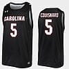 Jermaine Couisnard Jersey South Carolina Gamecocks College Basketball Black Replica #5 5 Jermaine Couisnard Jersey South Carolina Gamecocks College Basketball Black Replica #5