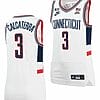 Joey Calcaterra Jersey UConn Huskies College Basketball Alumni White #3