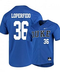 Joey Loperfido Jersey Duke Blue Devils Baseball NCAA College Blue Elite Alumni #36