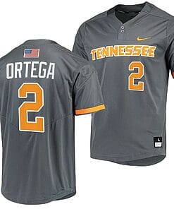 Jorel Ortega Jersey Tennessee Volunteers College Baseball Grey #2