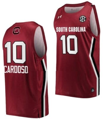 Kamilla Cardoso Jersey South Carolina Gamecocks College Basketball Wine #10 8 Kamilla Cardoso Jersey South Carolina Gamecocks College Basketball Wine #10