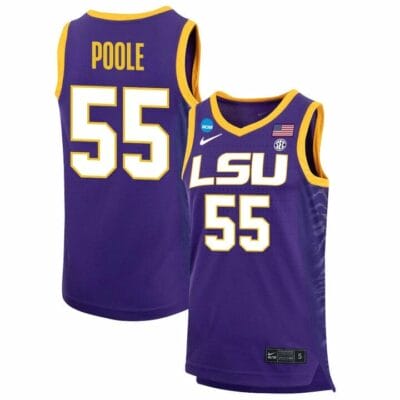 Kateri Poole Jersey LSU Tigers Basketball 2023 NCAA College Purple #55
