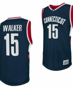 Kemba Walker Jersey UConn Huskies College Basketball Navy Retro #15