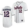 Kemp Alderman Jersey Ole Miss Rebels College Baseball White #12 2 Kemp Alderman Jersey Ole Miss Rebels College Baseball White #12