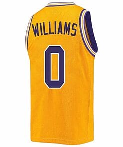 LaDazhia Williams Jersey LSU Tigers Basketball 2023 NCAA College Retro Gold 01 2