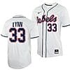 Lance Lynn Jersey Ole Miss Rebels College Baseball White #33 2 Lance Lynn Jersey Ole Miss Rebels College Baseball White #33