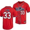 Lance LynnJersey Ole Miss Rebels College Baseball Red #33