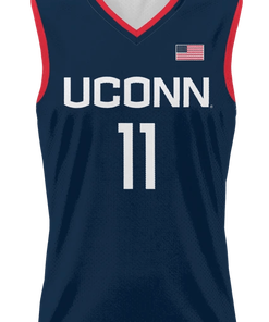Lou Lopez Senechal Jersey UConn Huskies College Basketball Navy #111 (1)