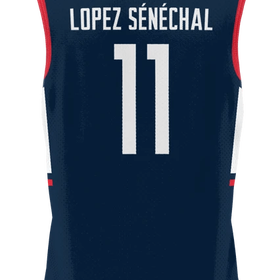 Lou Lopez Senechal Jersey UConn Huskies College Basketball Navy #11