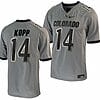 Maddox Kopp Jersey Colorado Buffaloes College Football Untouchable Game Grey #14 5 Maddox Kopp Jersey Colorado Buffaloes College Football Untouchable Game Grey #14