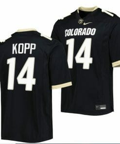 Maddox Kopp Jersey Colorado Buffaloes College Football Untouchable Replica Black #14