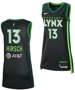 Maia Hirsch Jersey Rebel Edition Minnesota Lynx College Basketball 2023 WNBA Draft Black #13