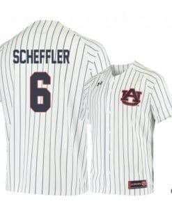 Matt Scheffler Jersey Auburn Tigers Baseball NCAA College White Blue Alumni #6