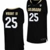 McKinley Wright IV Jersey Colorado Buffaloes College Basketball Replica Black #25