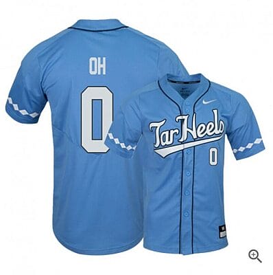 Michael Oh Jersey North Carolina Tar Heels Baseball NCAA College Blue Elite Alumni #0