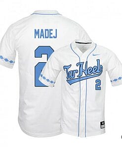 Mikey Madej Jersey North Carolina Tar Heels Baseball NCAA College White Elite Alumni #2