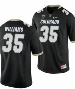 Mister Williams Jersey Colorado Buffaloes College Football Game Black #35