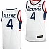 Nahiem Alleyne Jersey UConn Huskies College Basketball White Replica #4