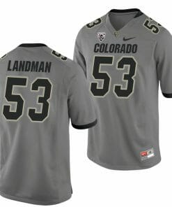 Nate Landman Jersey Colorado Buffaloes College Football Game Gray #53