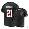 Nate Rombach Jersey Texas Tech Red Raiders Baseball NCAA College Black Alumni #21