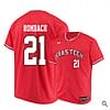 Nate Rombach Jersey Texas Tech Red Raiders Baseball NCAA College Red Alumni #21 2 Nate Rombach Jersey Texas Tech Red Raiders Baseball NCAA College Red Alumni #21