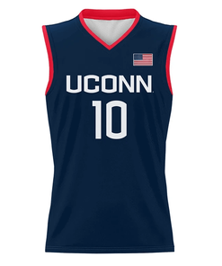 Nika Mühl Jersey UConn Huskies College Basketball Navy #10 7 Nika Mühl Jersey UConn Huskies College Basketball Navy #101 (1)