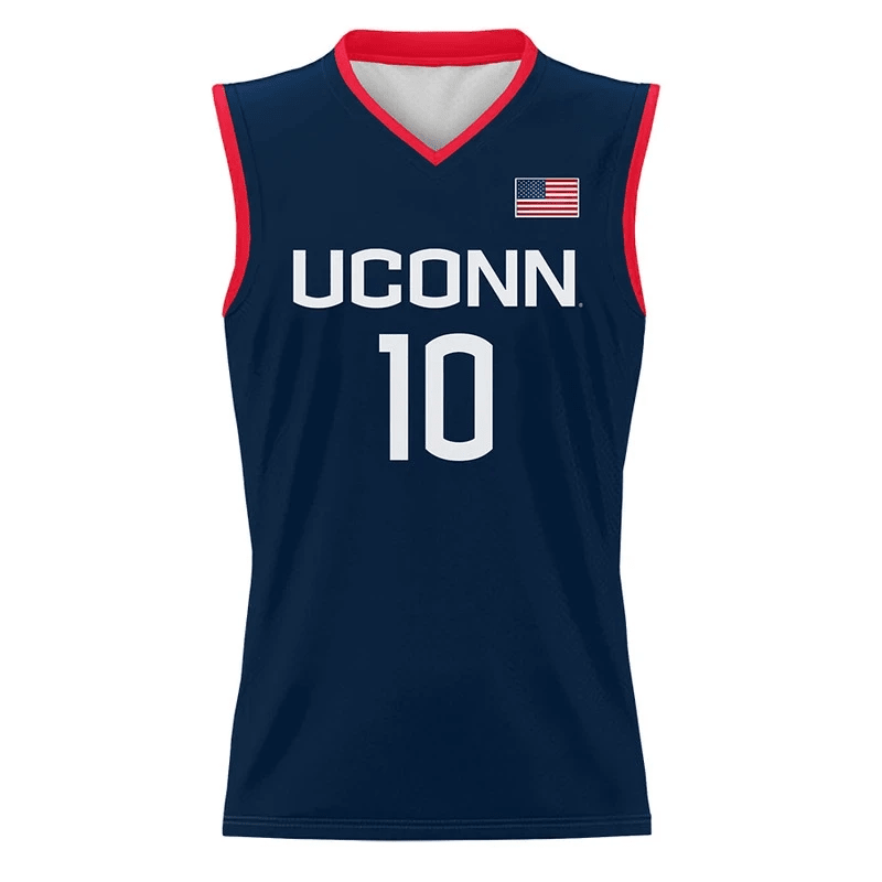 Nika Mühl Jersey UConn Huskies College Basketball Navy #10 4 Nika Mühl Jersey UConn Huskies College Basketball Navy #101 (1)
