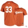 Pete Hansen Jersey Texas Longhorns Baseball NCAA College Elite Orange Alumni #33