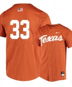 Pete Hansen Jersey Texas Longhorns Baseball NCAA College Elite Orange Alumni #33
