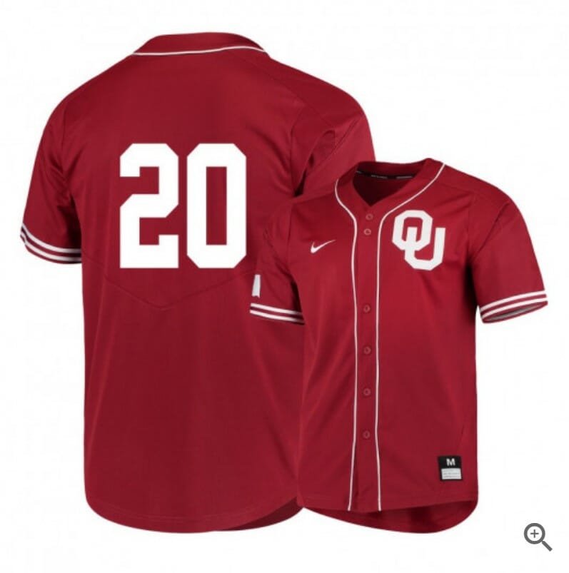 Peyton Graham Jersey Oklahoma Sooners Baseball NCAA College Red Elite Alumni #20 1 Peyton Graham Jersey Oklahoma Sooners Baseball NCAA College Red Elite Alumni #20