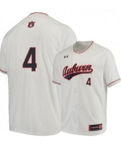 Rankin Woley Jersey Auburn Tigers Baseball NCAA College White Alumni #4