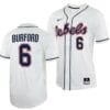 Reagan Burford Jersey Ole Miss Rebels College Baseball White #6 2 Reagan Burford Jersey Ole Miss Rebels College Baseball White #6