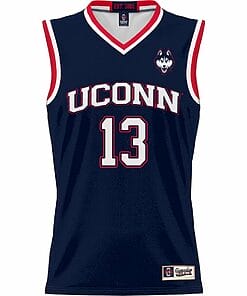 Richie Springs Jersey UConn Huskies College Basketball No Name Navy #131 (1)