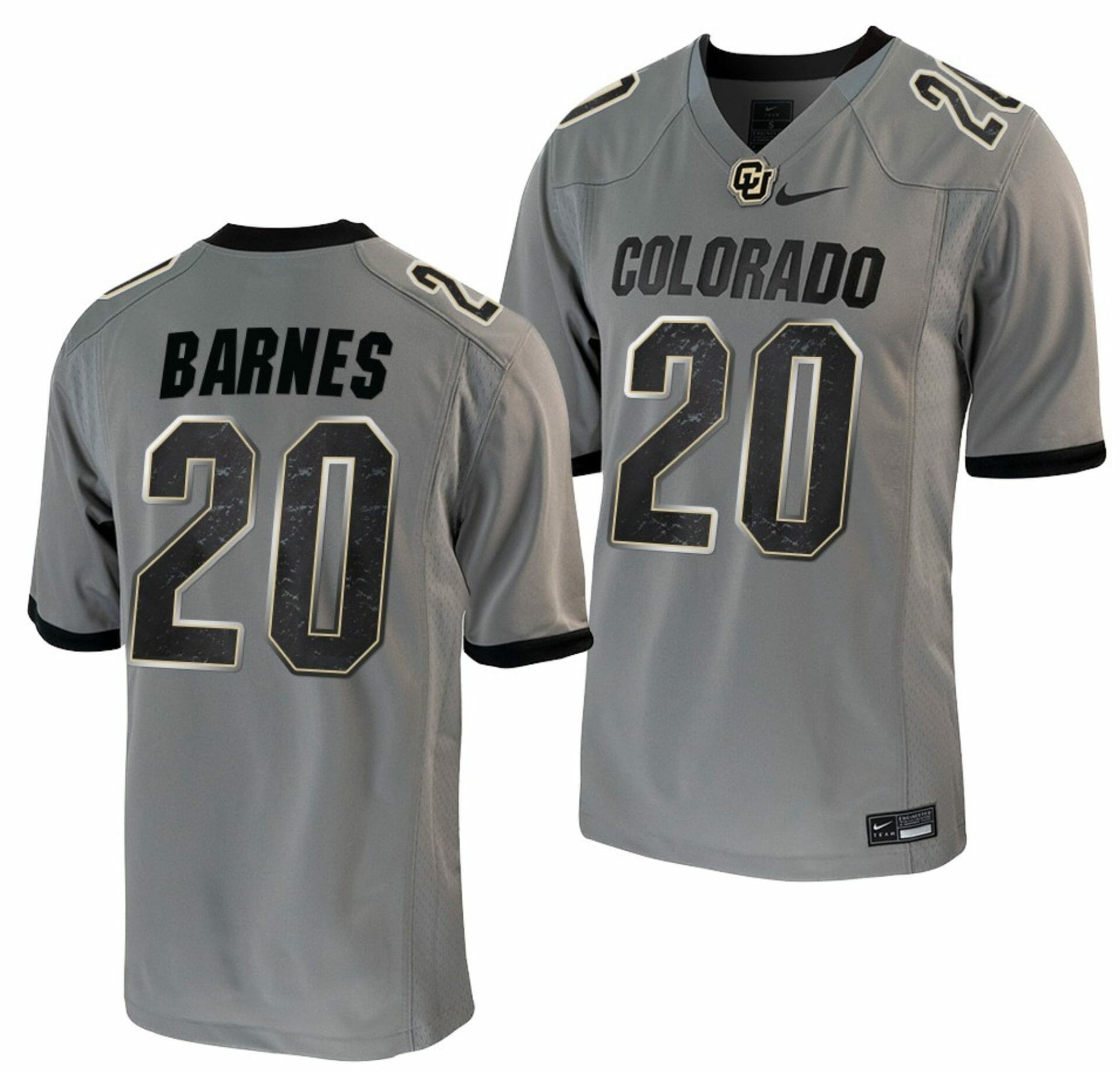 Robert Barnes Jersey Colorado Buffaloes College Football Untouchable Replica Black #20 8 Robert Barnes Jersey Colorado Buffaloes College Football Untouchable Replica Black #20