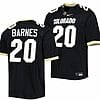 Robert Barnes Jersey Colorado Buffaloes College Football Untouchable Replica Black #20