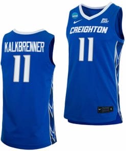 Ryan Kalkbrenner Jersey Creighton Bluejays College Basketball 2023 NCAA March Madness Blue #11