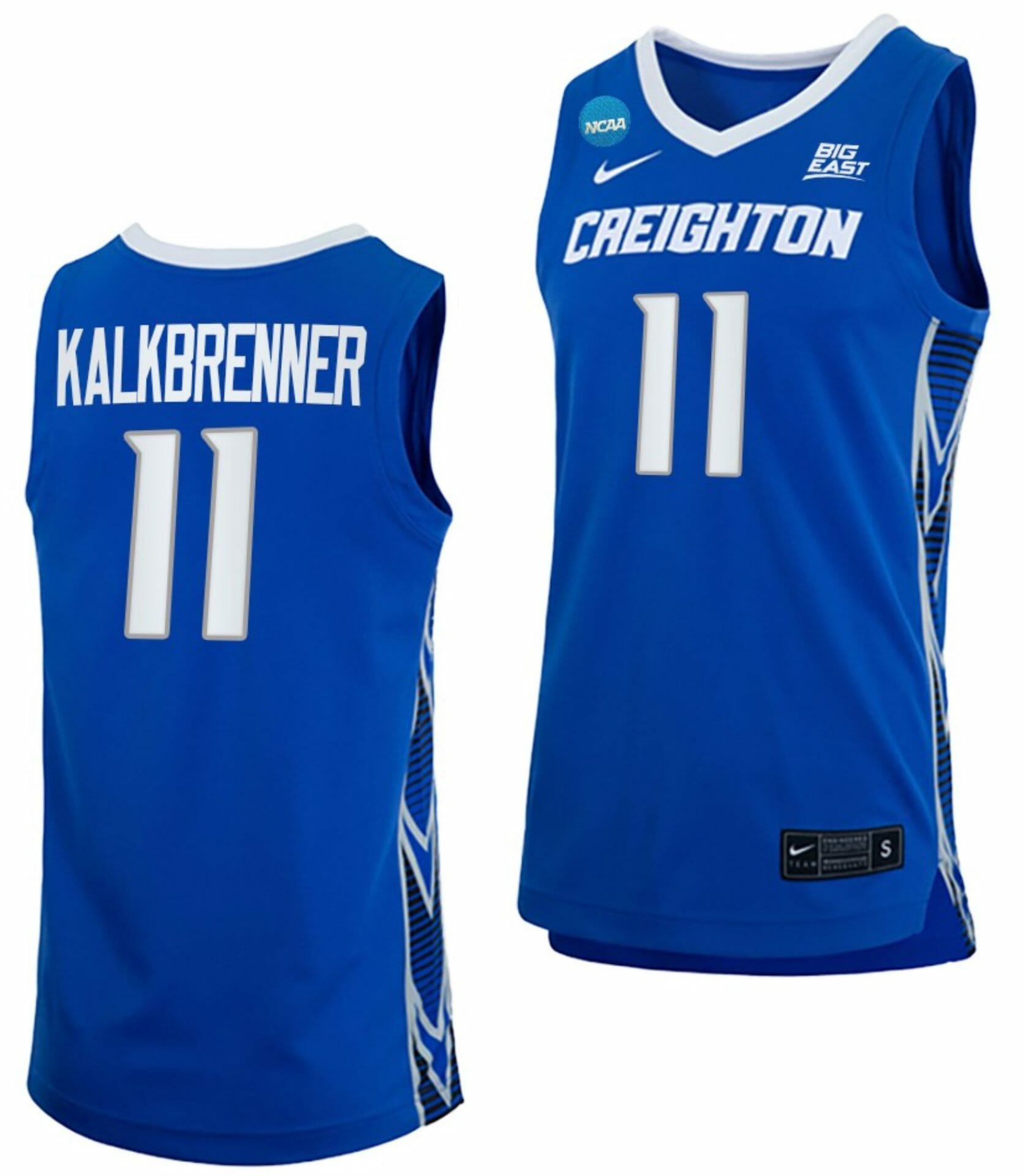 Ryan Kalkbrenner Jersey Creighton Bluejays College Basketball 2023 NCAA March Madness Blue #11 1 Ryan Kalkbrenner Jersey Creighton Bluejays College Basketball 2023 NCAA March Madness Blue #11