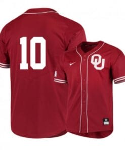Tanner Tredaway Jersey Oklahoma Sooners Baseball NCAA College Red Elite Alumni #10
