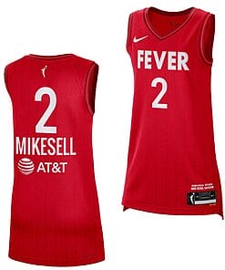 Taylor Mikesell Jersey Rebel Edition Indiana Fever College Basketball 2023 WNBA Draft Red #2