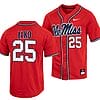 Tim Elko Jersey Ole Miss Rebels College Baseball Red #25
