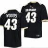 Trevor Woods Jersey Colorado Buffaloes College Football Untouchable Replica Black #43 5 Trevor Woods Jersey Colorado Buffaloes College Football Untouchable Replica Black #43