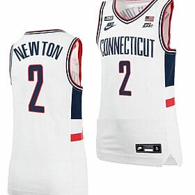 Tristen Newton Jersey UConn Huskies College Basketball Alumni White #2