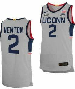 Tristen Newton Jersey UConn Huskies College Basketball Limited Gray #2